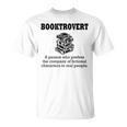 Booktrovert Definition Book Lover Bookworm Bookish Reading T-Shirt Booktrovert Definition Book Lover Bookworm Bookish Reading T-Shirt