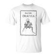 Bram Stoker's Dracula 1897 Original Book Cover Line Art T-Shirt Bram Stoker's Dracula 1897 Original Book Cover Line Art T-Shirt