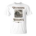 Bronte Novel Wuthering Heights Moorland Gothic Book Cover T-Shirt Bronte Novel Wuthering Heights Moorland Gothic Book Cover T-Shirt