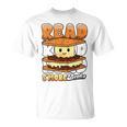 Camping Reading Fun Book Lover Camper Librarian T-Shirt