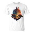 Castle Of Books Imagination Art Book Lover T-Shirt Castle Of Books Imagination Art Book Lover T-Shirt