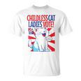 Childless Cat Ladies Vote Kamala Harris Cute Comic Book Cat Raglan Baseball Tee T-Shirt Childless Cat Ladies Vote Kamala Harris Cute Comic Book Cat Raglan Baseball Tee T-Shirt