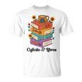 Coffee & Book Lover Reader Mexican Spanish Cafecito & Libros T-Shirt Coffee & Book Lover Reader Mexican Spanish Cafecito & Libros T-Shirt