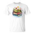 Colorful Books Love Books Watercolor Booklover Performance T-Shirt Colorful Books Love Books Watercolor Booklover Performance T-Shirt