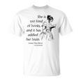 Cool Too Fond Of Books Louisa May Alcott Quote T-Shirt T-Shirt Cool Too Fond Of Books Louisa May Alcott Quote T-Shirt T-Shirt