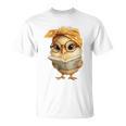 Cute Chick Reading Book Bandana Premium Tri-Blend T-Shirt