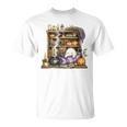 Cute Halloween Bookshelf Premium Tri-Blend T-Shirt Cute Halloween Bookshelf Premium Tri-Blend T-Shirt