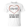 Dark Romance Lover Women Introvert Antisocial Book Club T-Shirt Dark Romance Lover Women Introvert Antisocial Book Club T-Shirt