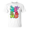 Dinosaur Read Book Lover Dino Reading Kids Premium Tri-Blend T-Shirt Dinosaur Read Book Lover Dino Reading Kids Premium Tri-Blend T-Shirt