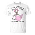 Dirty Romance Skeleton Reading Smut Smutty Book STFUATTDLAGG T-Shirt