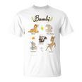 Disney Bambi Vintage Movie Characters Textbook Display T-Shirt Disney Bambi Vintage Movie Characters Textbook Display T-Shirt