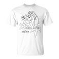 Disney The Jungle Book Shere Khan Simple Outline Sketch T-Shirt