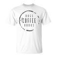 Dogs Coffee Books Reading Book Addict Easily Distracted Dogs Premium T-Shirt