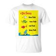 Dr Seuss One Fish Two Fish Book Cover T-Shirt Dr Seuss One Fish Two Fish Book Cover T-Shirt