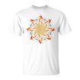 Dragons & Books Mandala Artistic Fire Beast Mindfulness T-Shirt