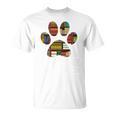 Easily Distracted By Dogs And Books Shirt Paw 70s 80s Retro T-Shirt Easily Distracted By Dogs And Books Shirt Paw 70s 80s Retro T-Shirt