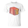 Eat Sleep Books Repeat Book Lover Reading Bookworm Teacher T-Shirt