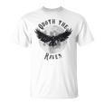 Edgar Allan Poe Nevermore The Raven Quote Literary Book T-Shirt Edgar Allan Poe Nevermore The Raven Quote Literary Book T-Shirt