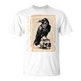 Edgar Allan Poe Raven Gothic Book Lover T-Shirt