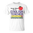 English Teacher Humor Reading Books Vocabulary Grammar T-Shirt English Teacher Humor Reading Books Vocabulary Grammar T-Shirt