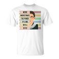 Feminist Ruth Bader Ginsburg RBG Quote Girl With Book Women Premium Tri-Blend T-Shirt Feminist Ruth Bader Ginsburg RBG Quote Girl With Book Women Premium Tri-Blend T-Shirt