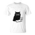 First Of All I’m A Delight Cute Cat Books Coffee Humor T-Shirt