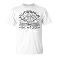 Floral Book a New Chapter Begins Retired Retirement Teacher T-Shirt