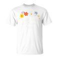 Flowers Drawing I Like Books And Maybe 3 People 2025 T-Shirt