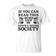 I Was Forced To Put My Book Down & Rejoin Society Book Lover T-Shirt