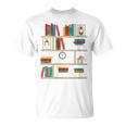 FUNNY NO SELF SHELF CONTROL READING BOOKS BOOKWORM BOOK PUN T-Shirt FUNNY NO SELF SHELF CONTROL READING BOOKS BOOKWORM BOOK PUN T-Shirt