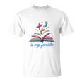 My Granddaughter Is My Favorite Author For Book Lovers T-Shirt My Granddaughter Is My Favorite Author For Book Lovers T-Shirt