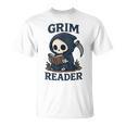 Grim Reader Dark Humor Read Book & Library Lovers T-Shirt