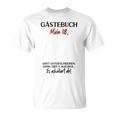 Guest Book 18th Birthday Guest List 18 Years Girl Boy T-Shirt Guest Book 18th Birthday Guest List 18 Years Girl Boy T-Shirt