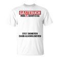 Guest Book 25th Birthday Man Woman 25th Birthday Decoration T-Shirt