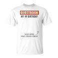 Guestbook Alternative 49th Birthday Decorations For Him Her T-Shirt Guestbook Alternative 49th Birthday Decorations For Him Her T-Shirt