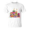 I'm Fine Reading Books Reader Book Lover Librarian T-Shirt
