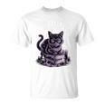 I'm An Indoor Cat Cute Witch Kitten With Books And Candles T-Shirt I'm An Indoor Cat Cute Witch Kitten With Books And Candles T-Shirt