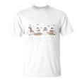 I'm Just Here For The Books Cute Halloween Ghost Reading T-Shirt