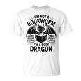 I'm Not a Bookworm I'm a Book Dragon For Fantasy Lovers Premium Tri-Blend T-Shirt