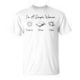 I'm a Simple Woman Sunshine Books Coffee Reading Tee T-Shirt