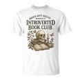 Introverted Book Club Member Anti Social Reader Premium Tri-Blend T-Shirt