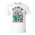 Its A Good Day To Read Book Lover Cute Pig And Elephant T-Shirt