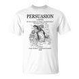 Jane Austen Persuasion Book Cover Classic Literature T-Shirt