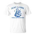 Just a Girl Who Loves Books Book Lover Bookish T-Shirt Just a Girl Who Loves Books Book Lover Bookish T-Shirt