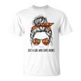 Just a Girl Who Loves Books Pajamas Shirt Reading Book Lover T-Shirt