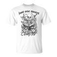 Just One More Chapter Vintage Floral Skeleton Reading Book T-Shirt Just One More Chapter Vintage Floral Skeleton Reading Book T-Shirt