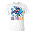 Kids Be Kind Rainbow Scale Fish Teacher Reading Book Toddler T-Shirt