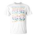 Library Card Vintage Book Due Date Bookish Rainbow Reading T-Shirt Library Card Vintage Book Due Date Bookish Rainbow Reading T-Shirt
