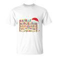 Library Squad Christmas Book Team Xmas Reading Lover T-Shirt