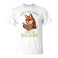 Life’s Too Short To Not Be Reading Cute Fox Book Lover Premium Tri-Blend T-Shirt